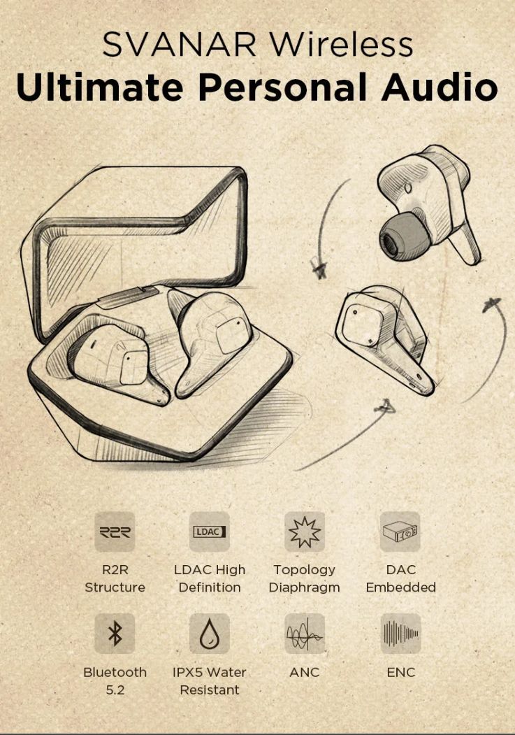 HIFIMAN Svanar Wireless TWS Earphones