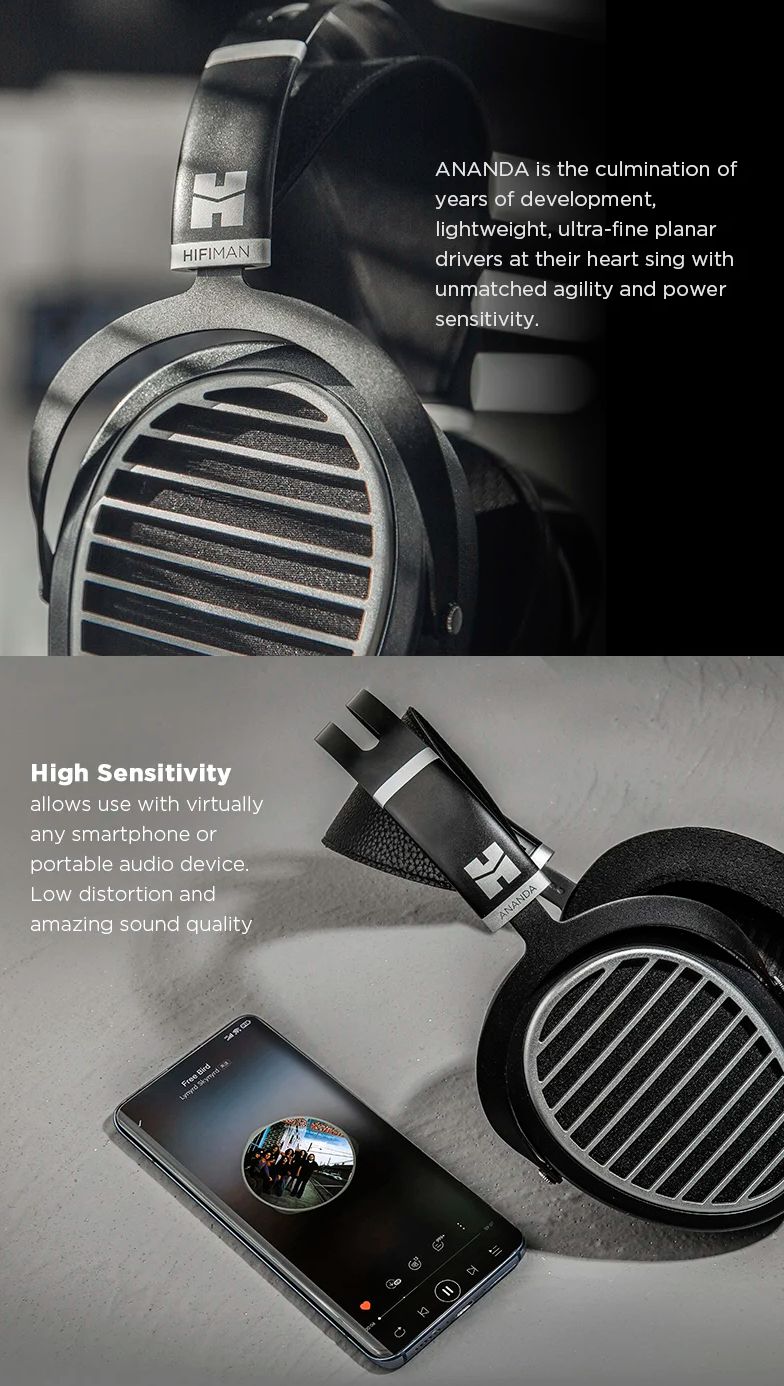 HIFIMAN Ananda Open-Back Planar Headphones