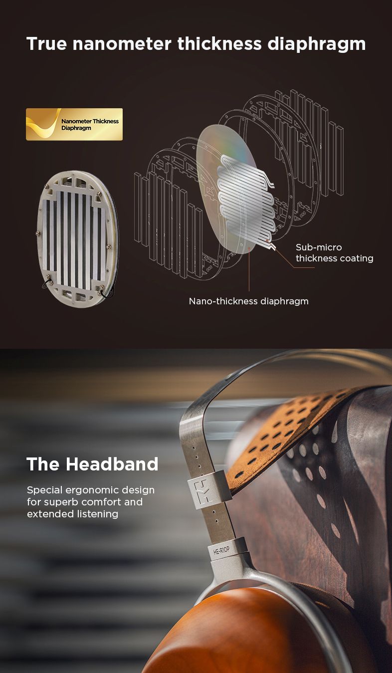 HIFIMAN HE-R10P Closed-Back Planar Headphones