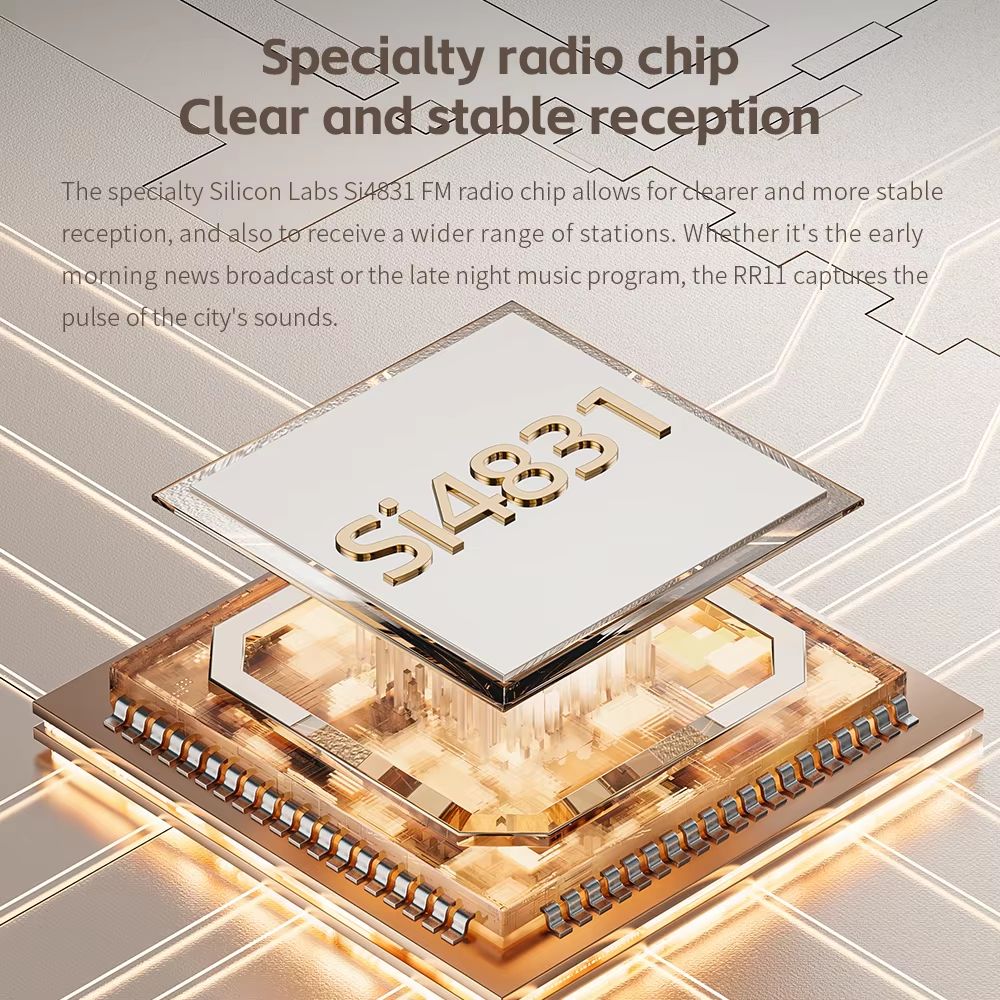 FiiO RR11 Portable HiFi FM Radio Receiver