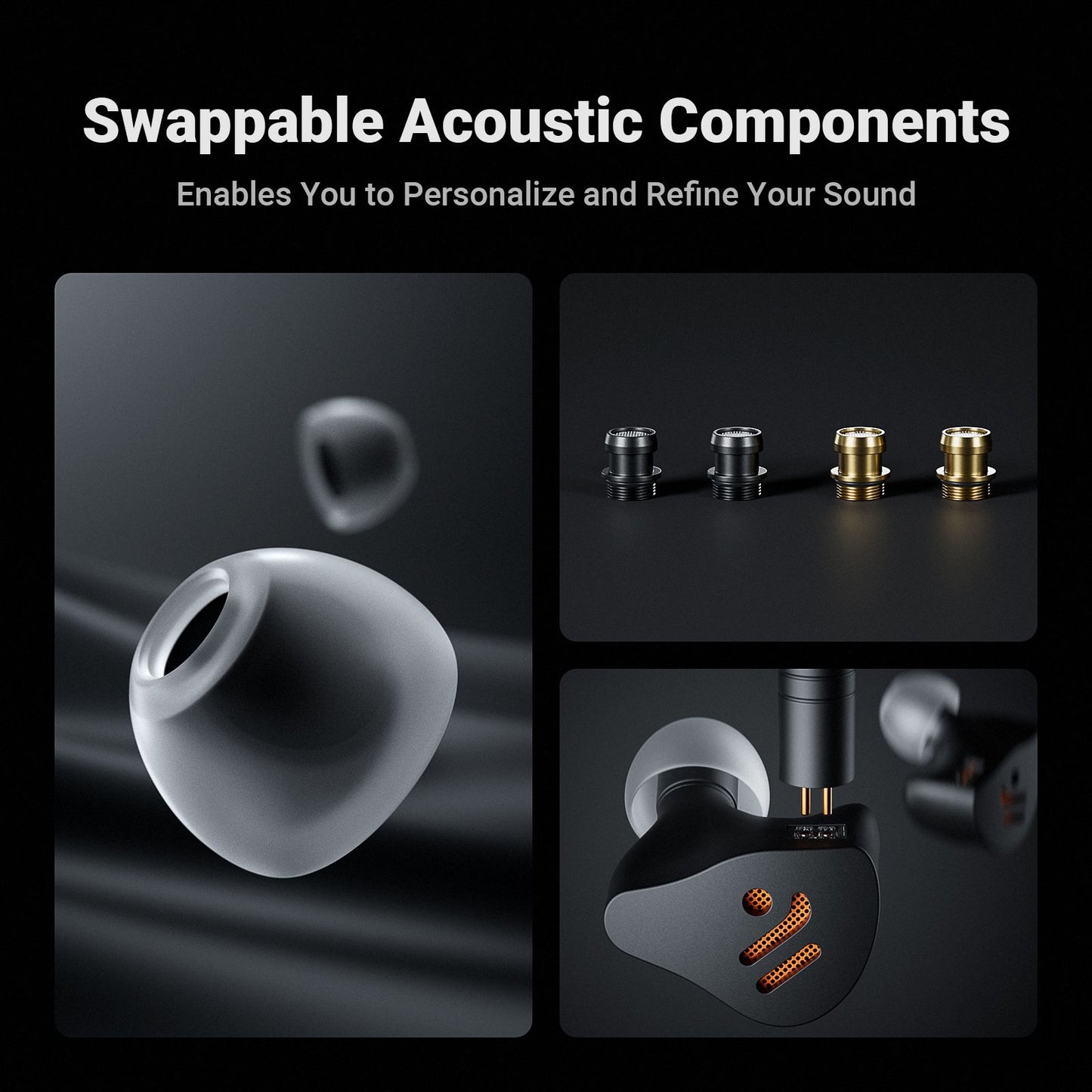 Fosi Audio IM4 Open-Back Dynamic IEMs