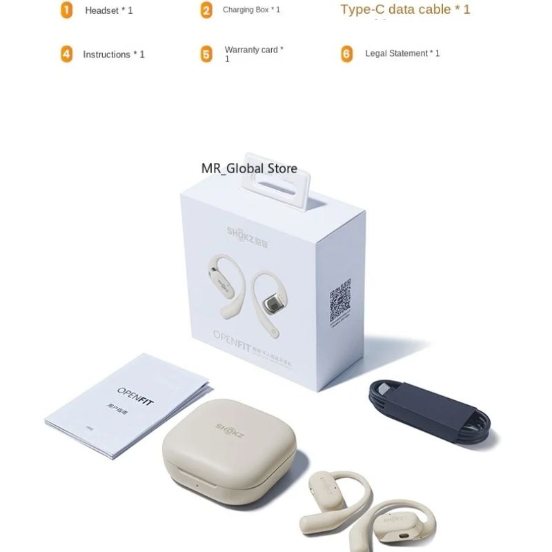 SHOKZ OpenFit T910 Open-Ear Sport Earbuds - view 5