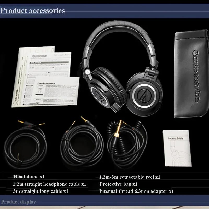 Audio-Technica ATH-M50x Studio Headphones - view 5