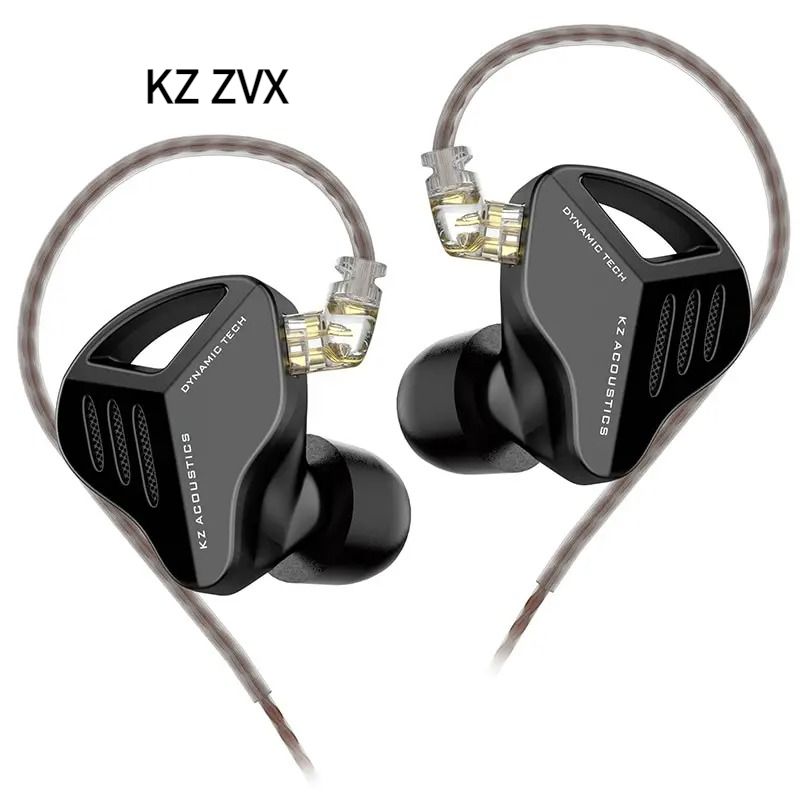 KZ ZVX Dynamic Driver HiFi In-Ear Monitors