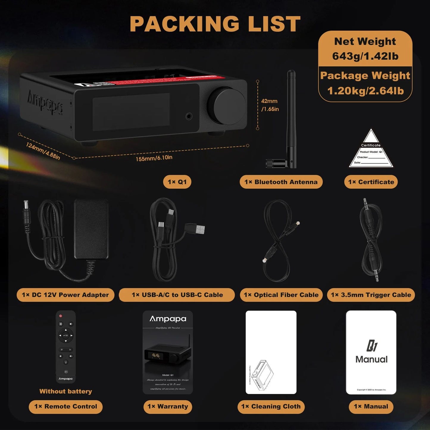 Douk Audio Q1 HiFi USB DAC Bluetooth Receiver - view 5