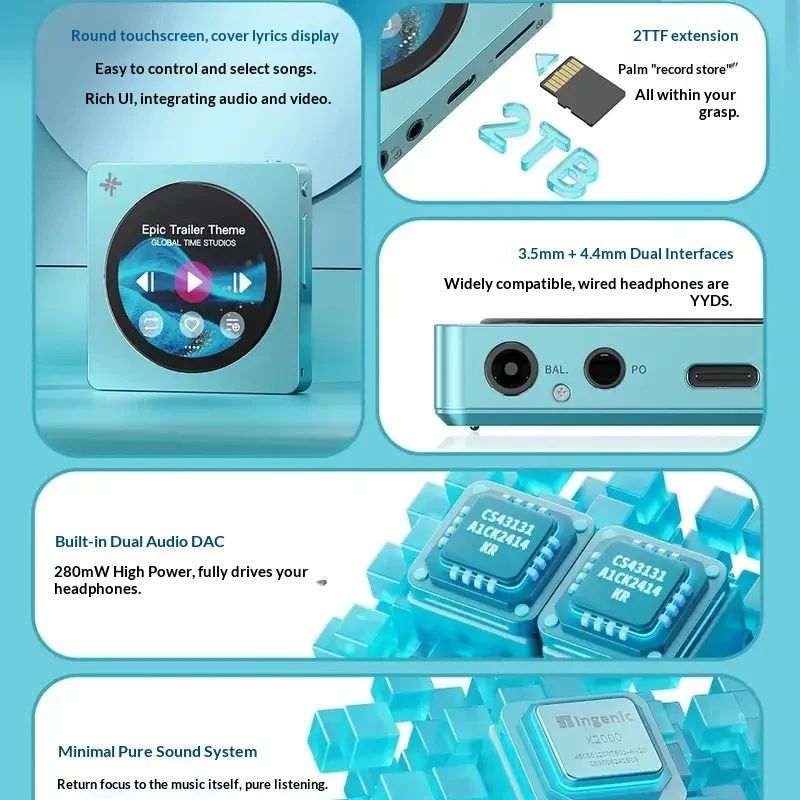 FiiO Snowsky Disc Portable Hi-Res Music Player