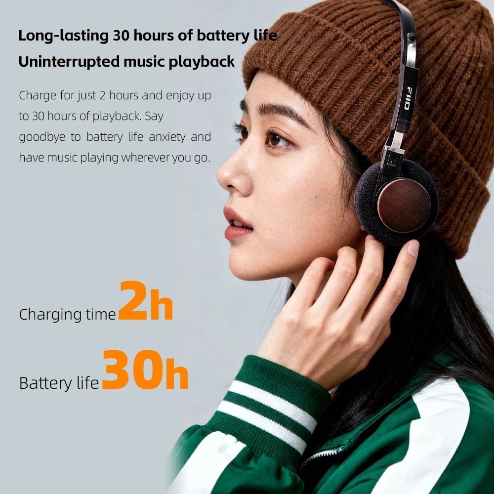 FiiO EH11 Retro Bluetooth On-Ear Headphones — LDAC