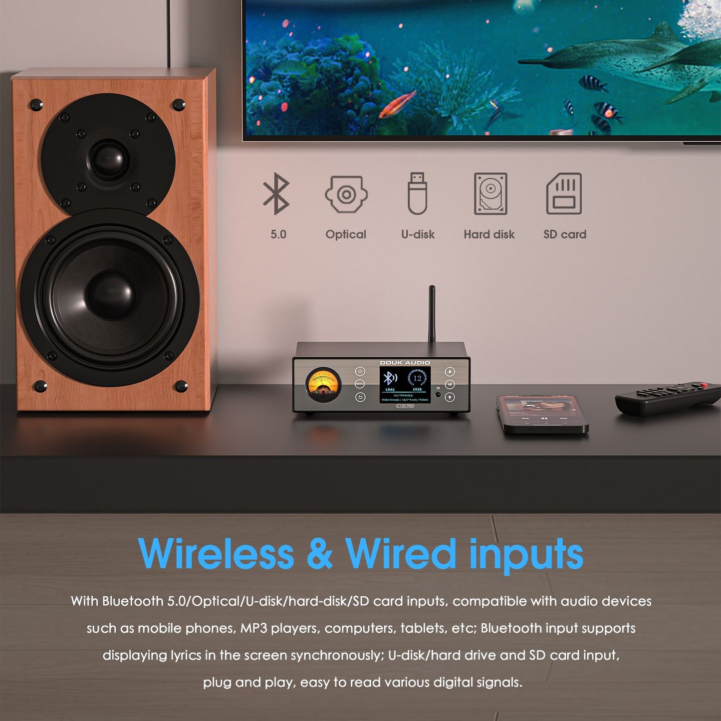 Douk Audio C100 PRO ES9038 Preamp Streamer - view 5