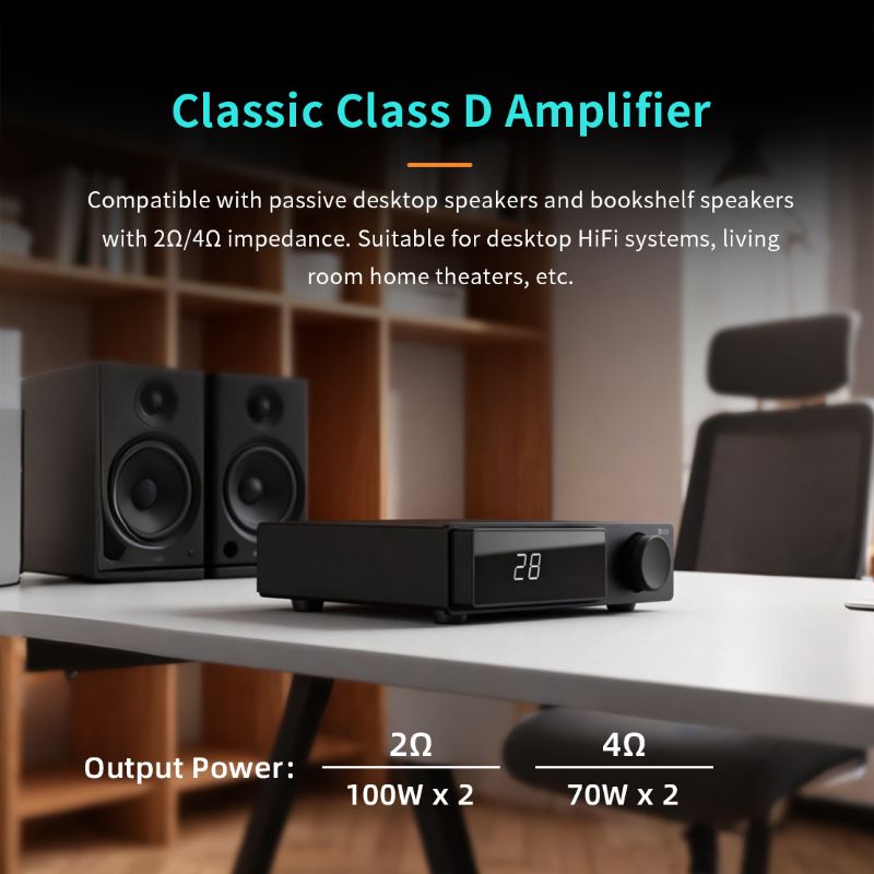 SMSL AO10 Bluetooth Power Amplifier