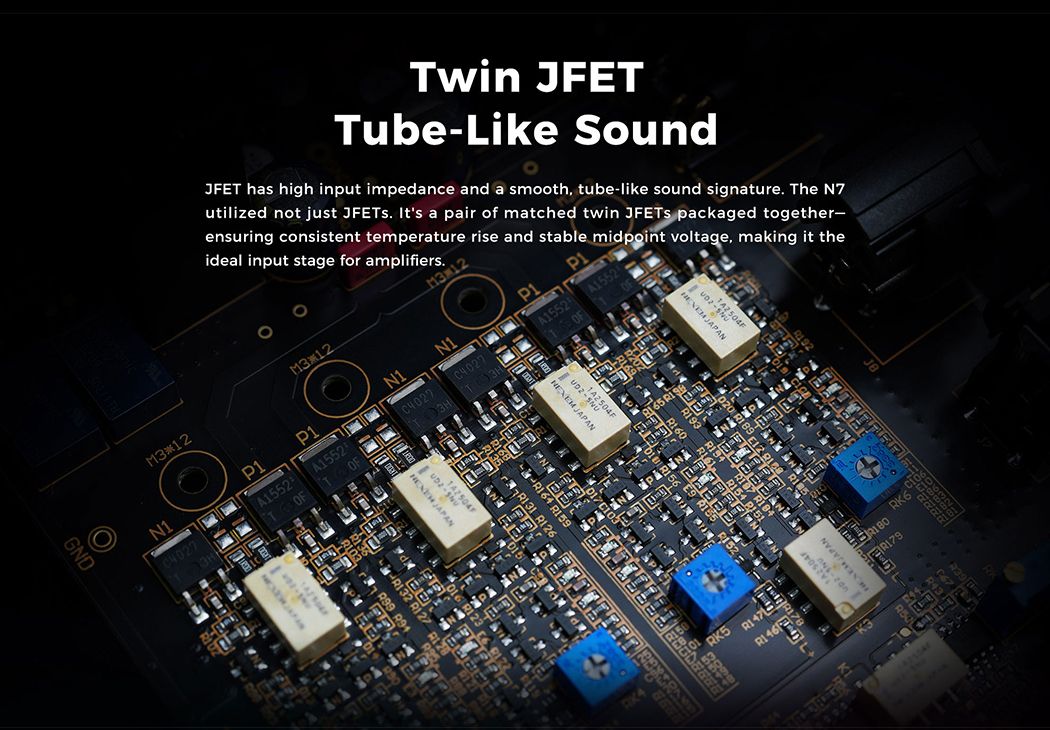 Aune N7 Discrete Class A Headphone Amplifier