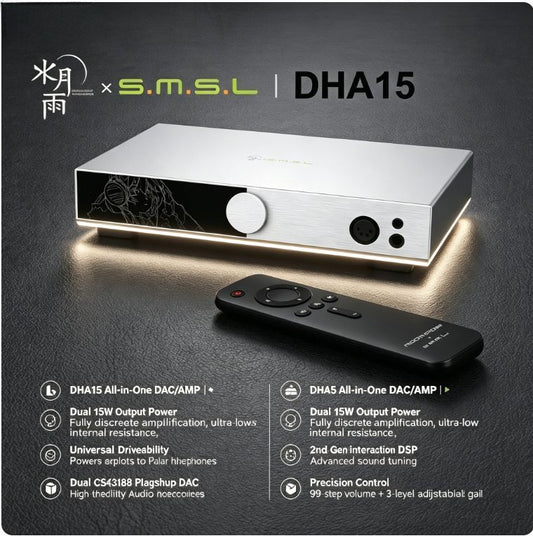 Moondrop x SMSL DHA15 Desktop DAC/Amp