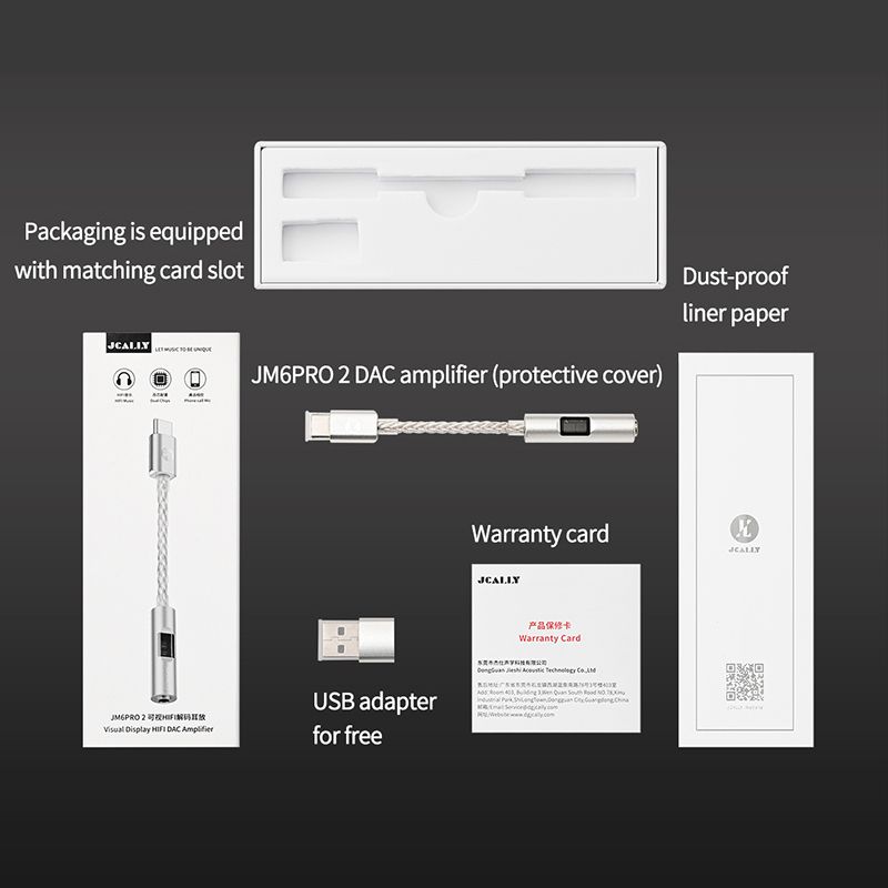 JCALLY JM6 Pro2 USB-C to 3.5mm DAC - view 5