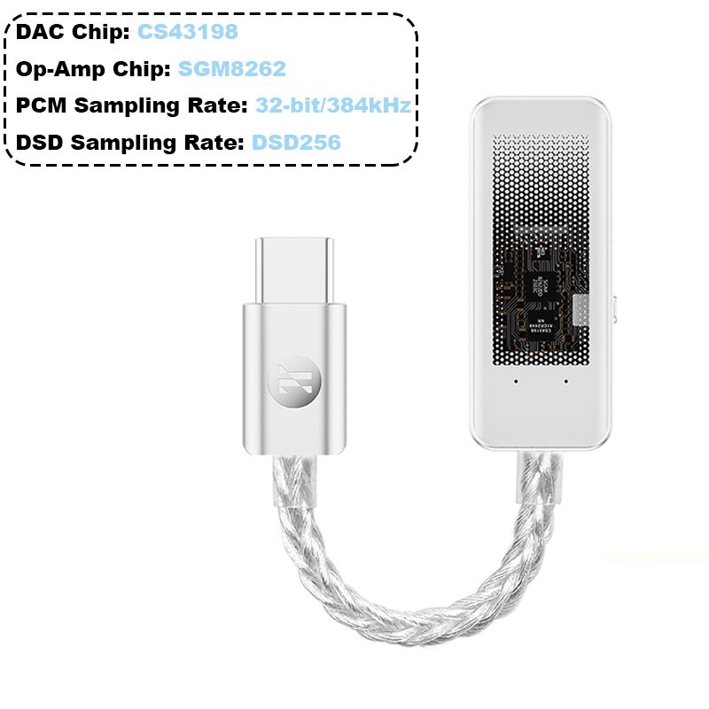 JCALLY JM98 MAX USB-C DAC Cable