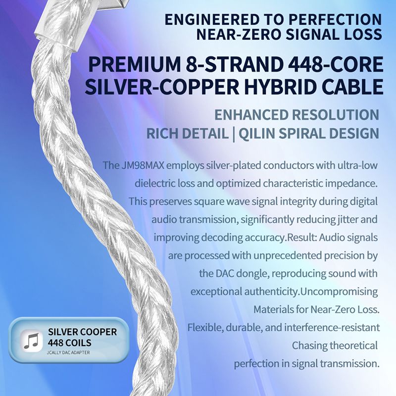 JCALLY JM98 MAX USB-C DAC Cable - view 4
