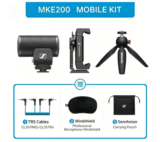 Sennheiser MKE 200 Mobile Kit Directional Microphone