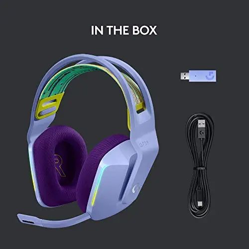 Logitech G733 Lightspeed Wireless Gaming Headset - view 4