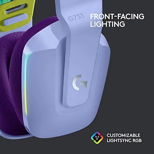 Logitech G733 Lightspeed Wireless Gaming Headset - view 3