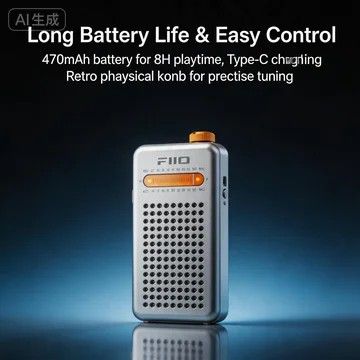 FiiO RR13 Portable FM Radio Receiver