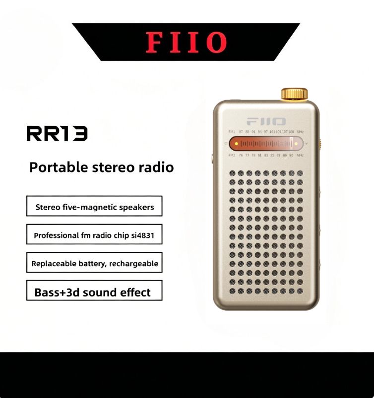 FiiO RR13 Portable FM Radio Receiver