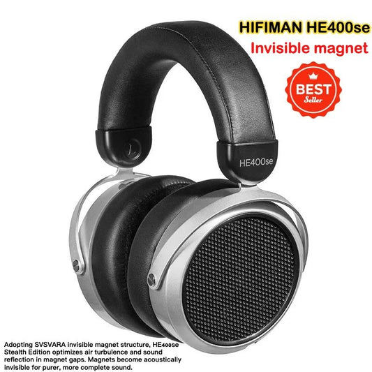 HiFiMAN HE400se Stealth Planar Headphones — Open-Back 32Ω