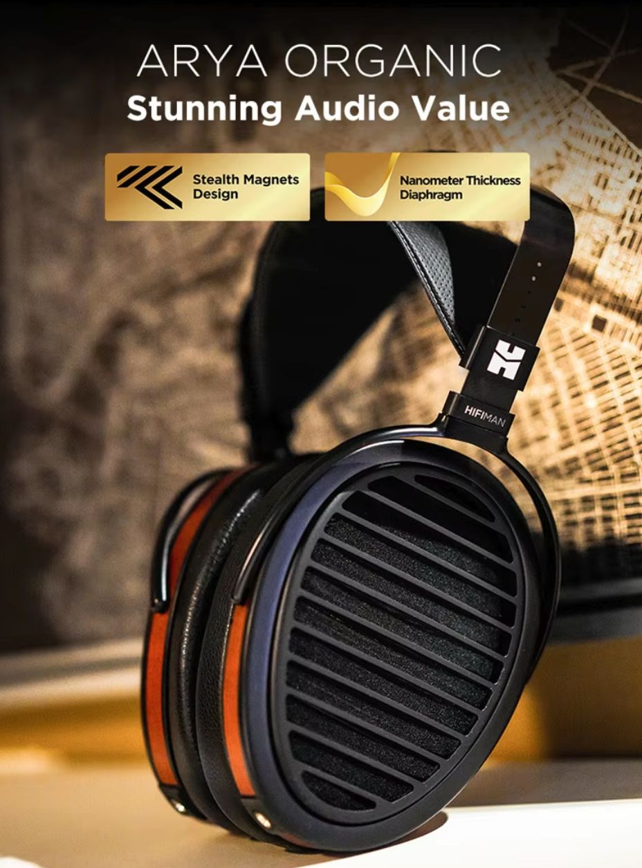 HIFIMAN Arya Organic Open-Back Planar Headphones