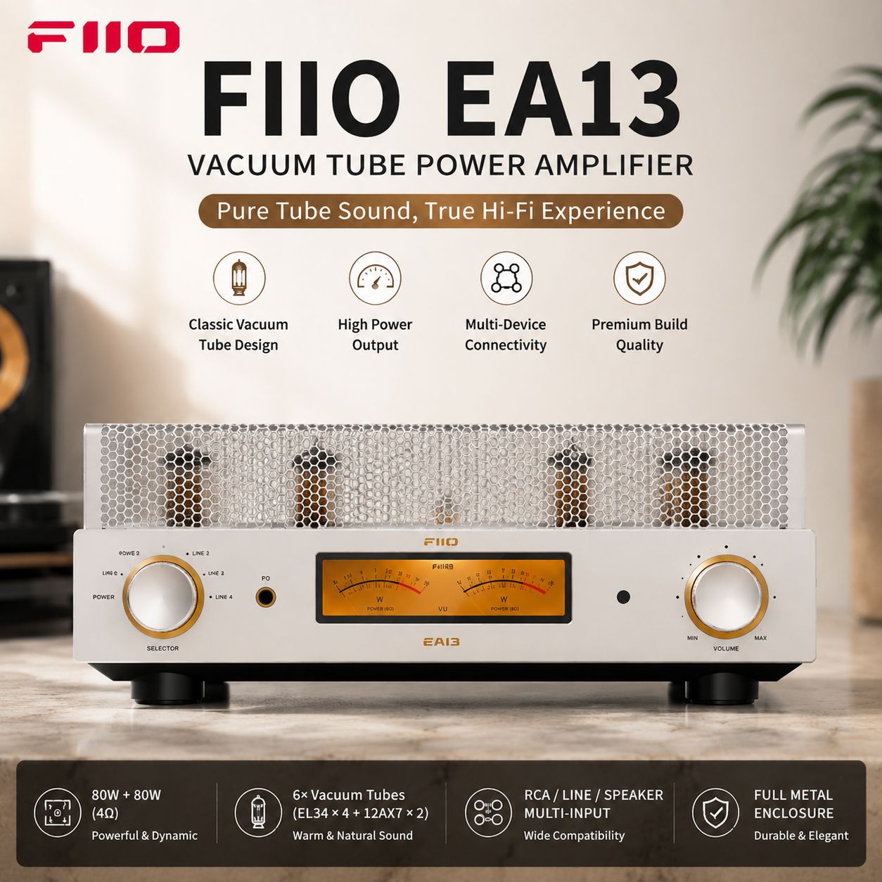 FiiO EA13 EL34 Tube Amplifier