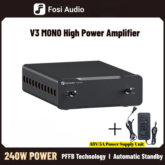 Fosi Audio V3 Mono Power Amplifier