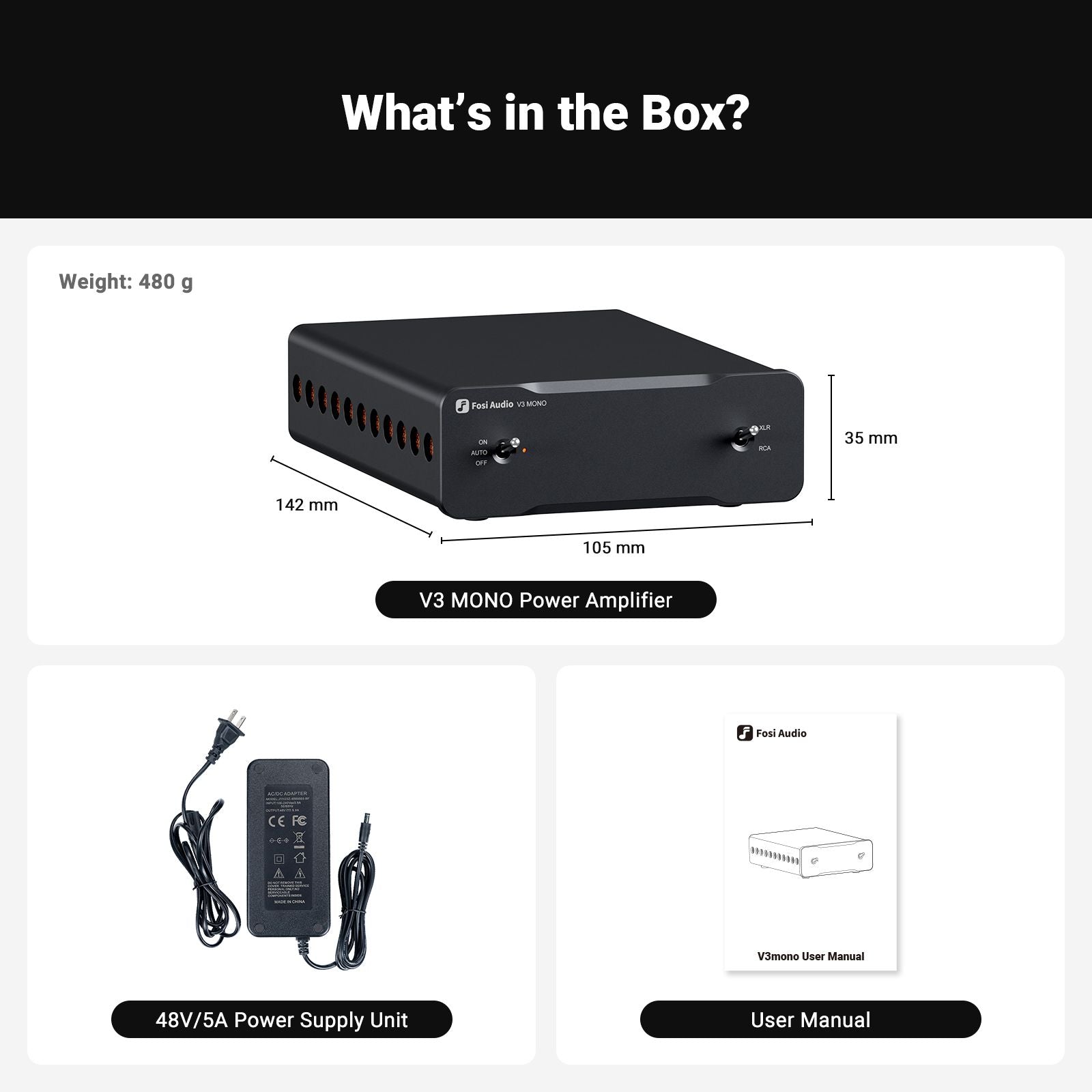 Fosi Audio V3 Mono Power Amplifier - view 5