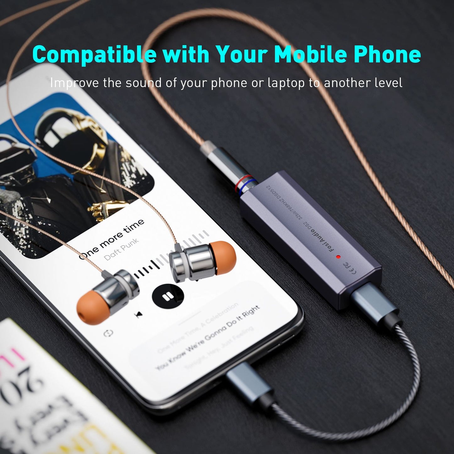 Fosi Audio DS2 Mini USB DAC/Amp Dongle