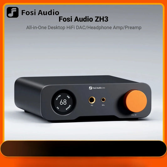 Fosi Audio ZH3 Desktop DAC/Amp — AK4493SEQ, 2570mW Balanced