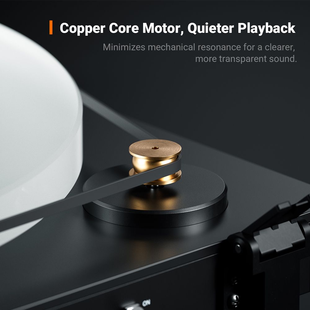 Fosi Audio LUNA 3 Belt-Drive Turntable
