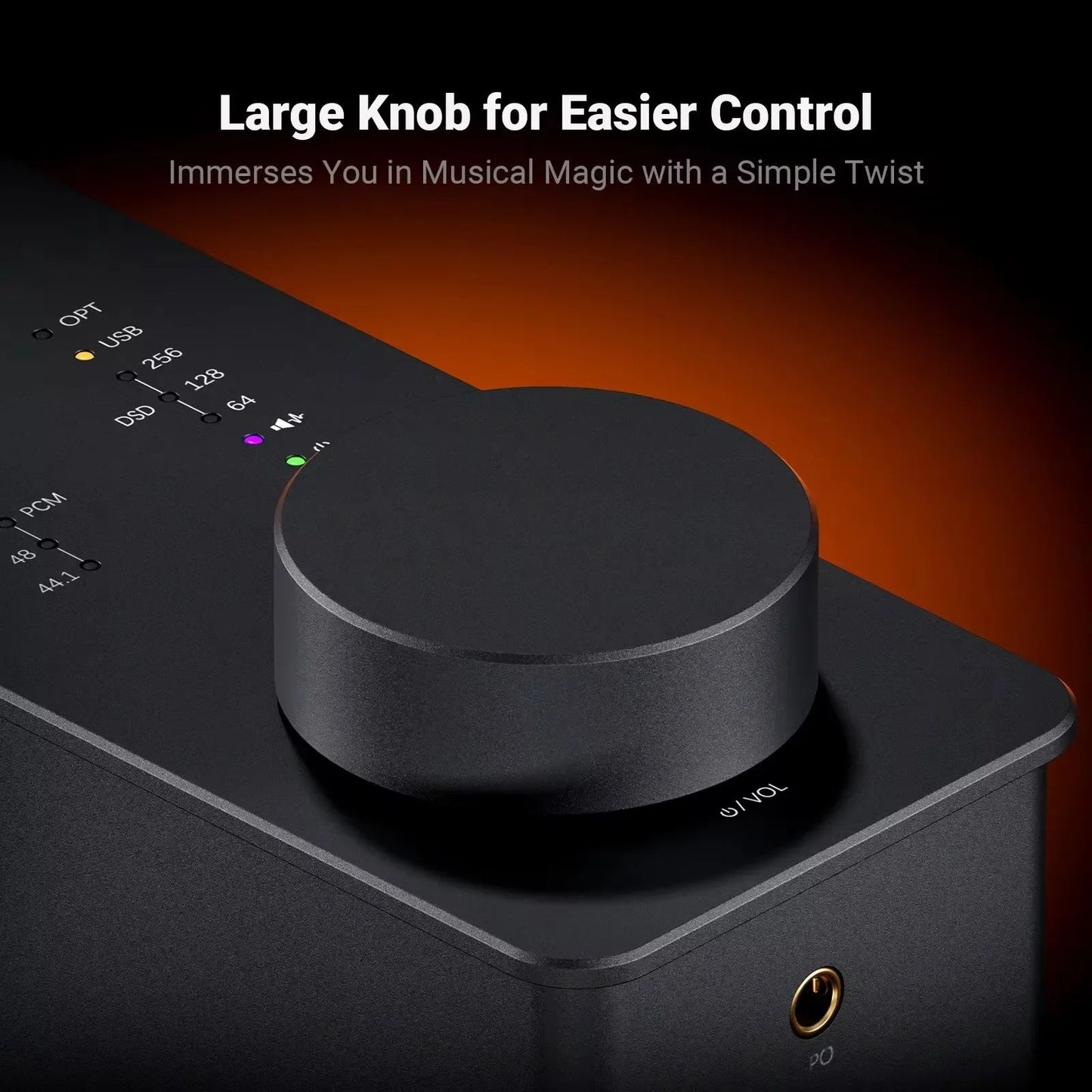 Fosi Audio SK02 Desktop DAC/Amp — ES9038Q2M, 4.4mm Balanced