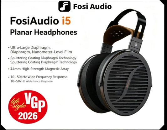 Fosi Audio I5 Open-Back Planar Magnetic Headphones