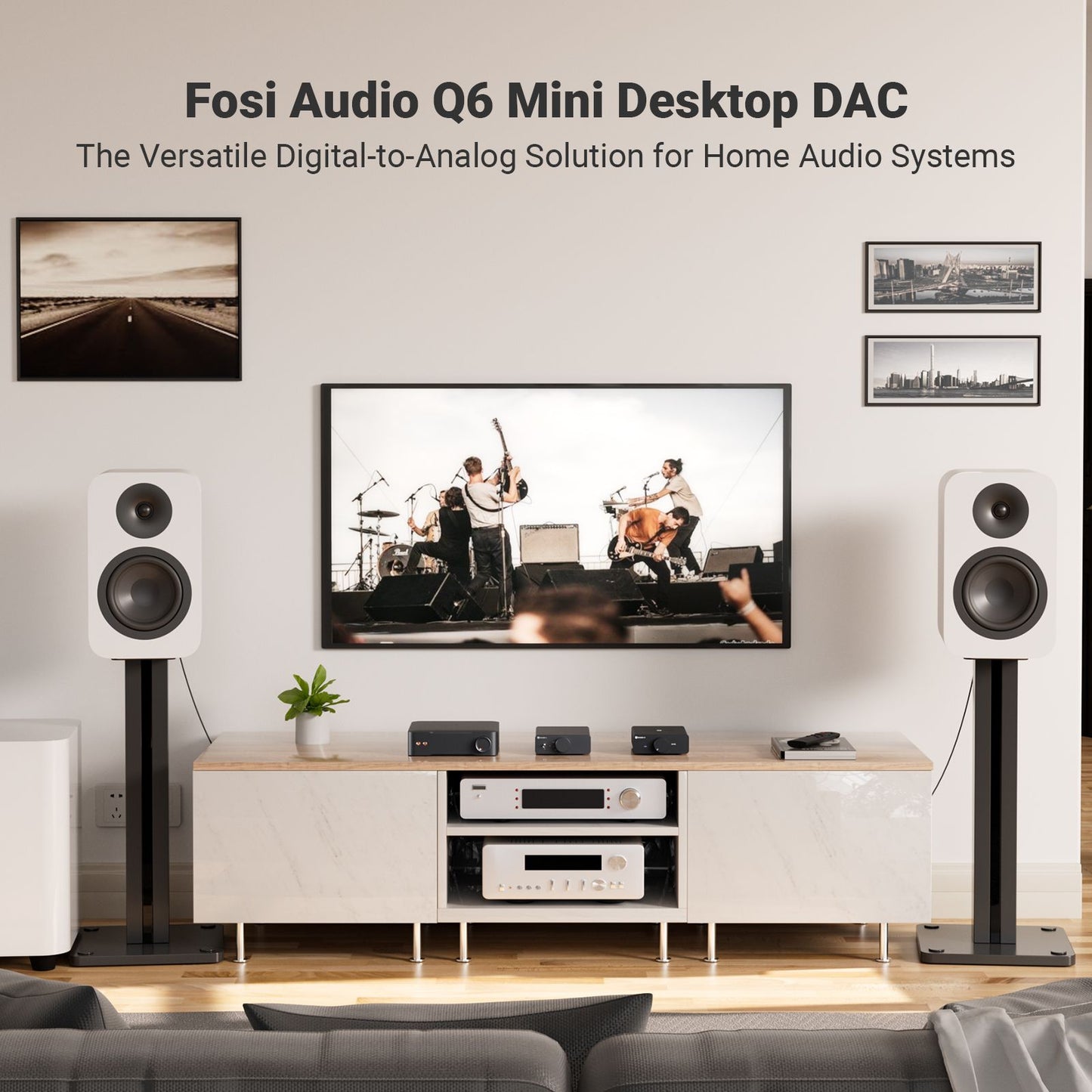 Fosi Audio Q6 Desktop USB DAC