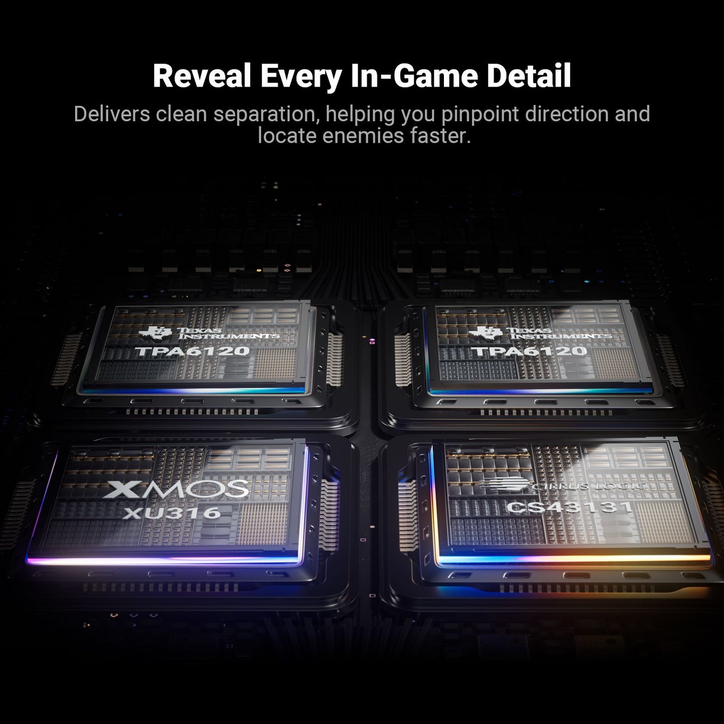 Fosi Audio C3 USB Gaming DAC/Amp Sound Card