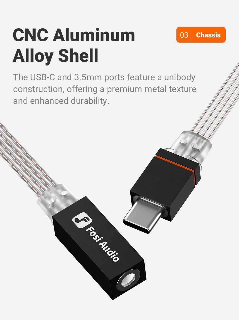 Fosi Audio D2 USB-C DAC Dongle
