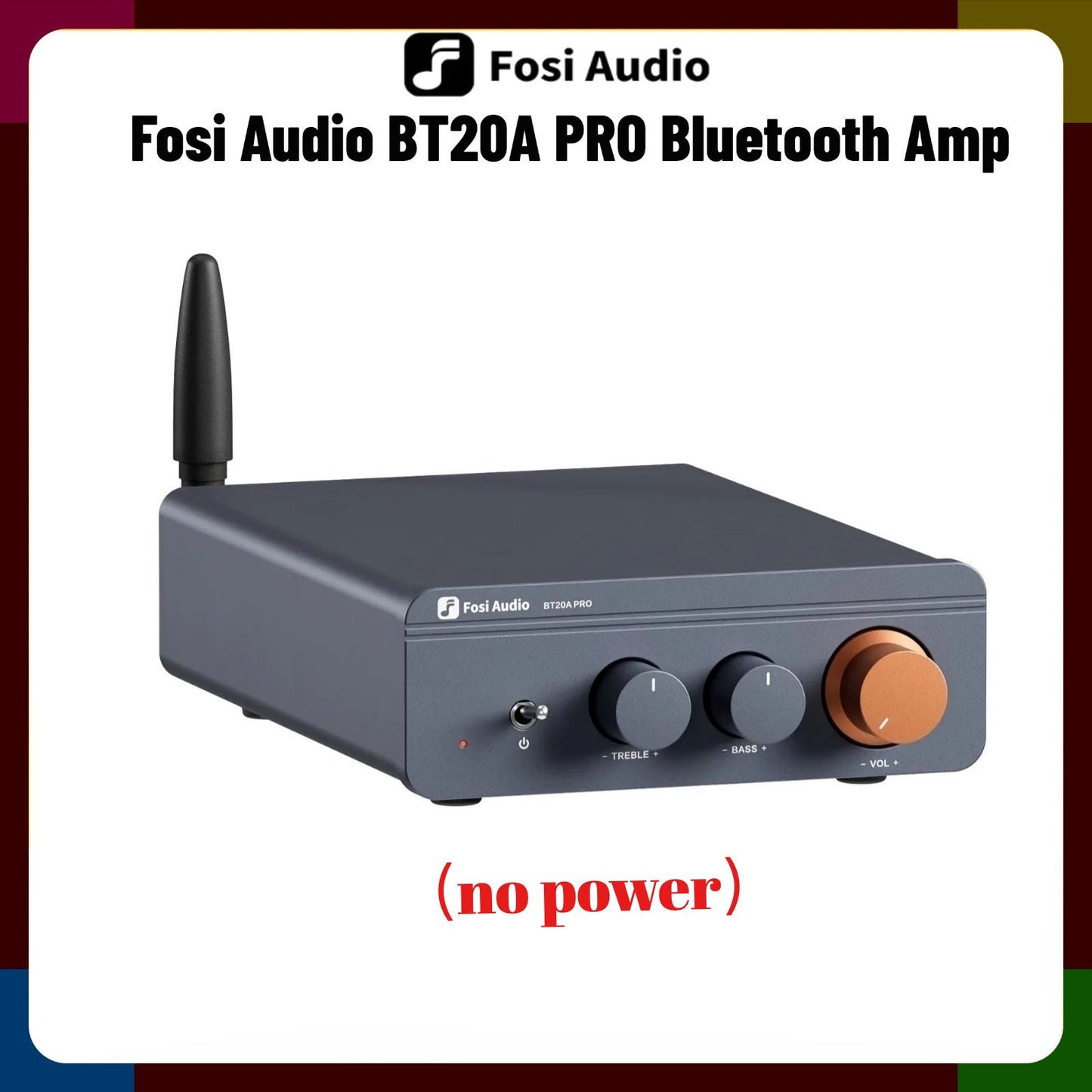 Fosi Audio BT20A Pro Bluetooth Power Amplifier