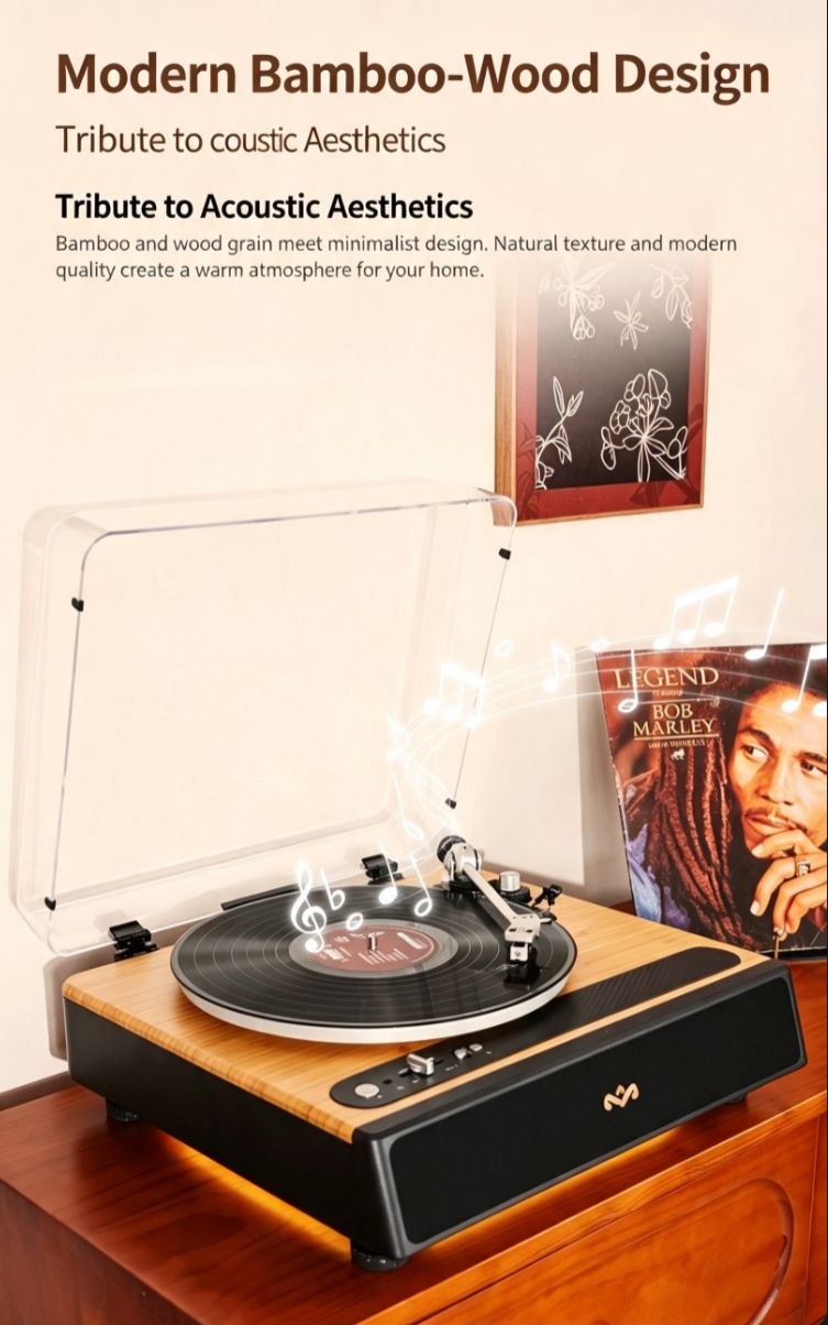 House of Marley Soul Rebel Bluetooth Turntable - view 3