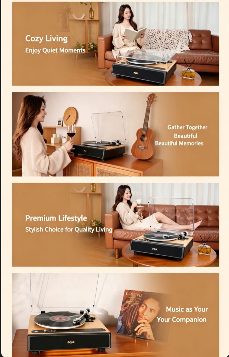 House of Marley Soul Rebel Bluetooth Turntable - view 4