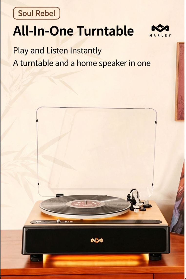 House of Marley Soul Rebel Bluetooth Turntable