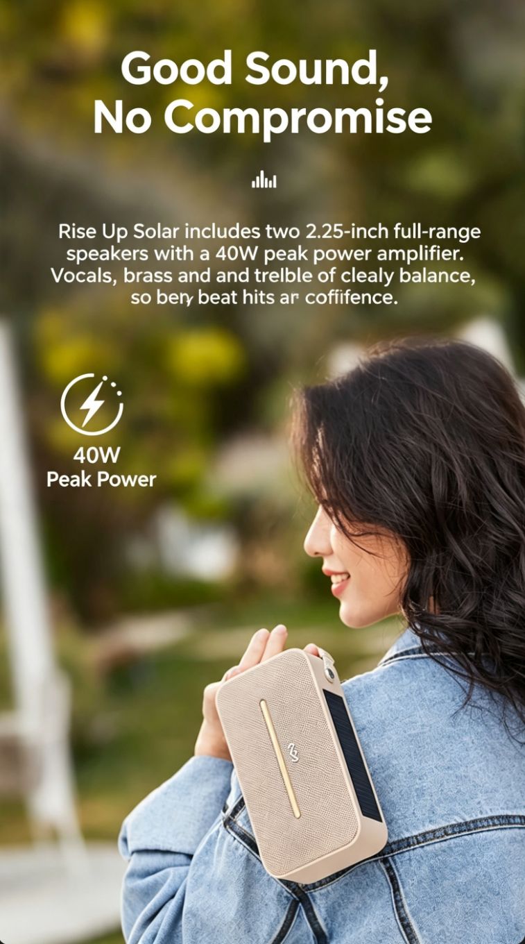 House of Marley Rise Up Solar Bluetooth Speaker - view 3