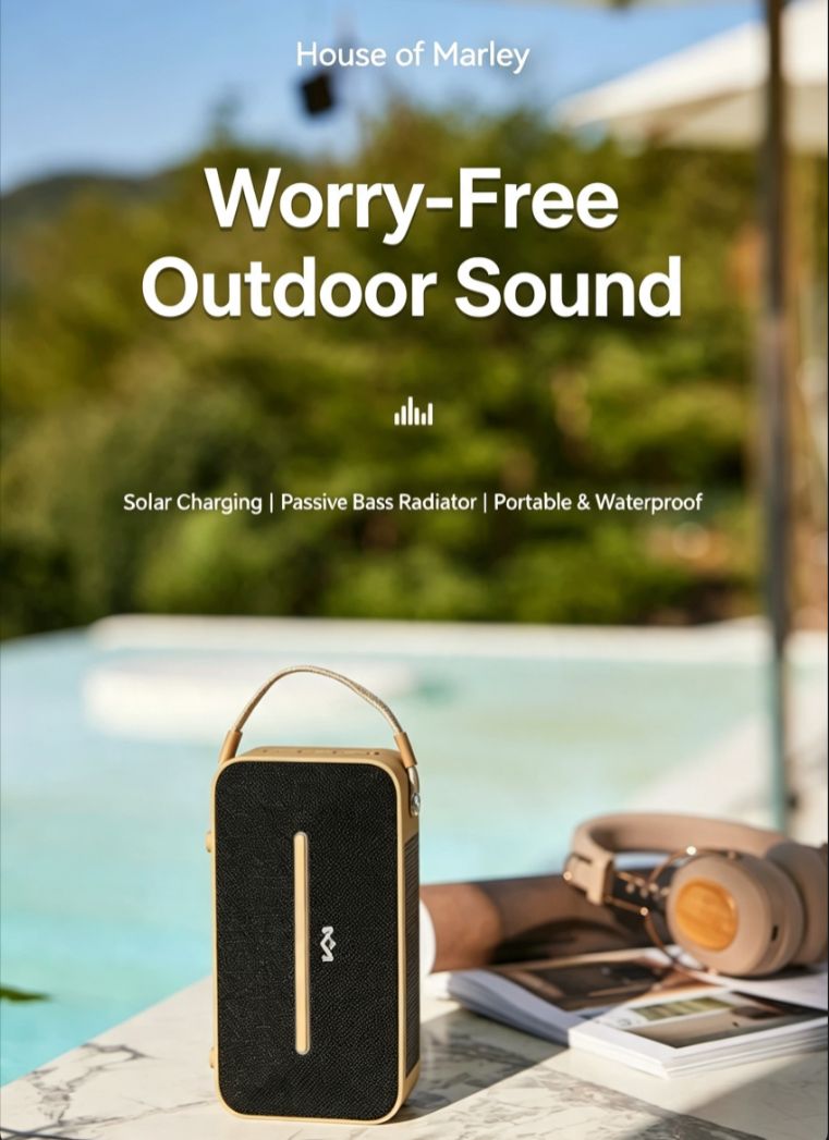 House of Marley Rise Up Solar Bluetooth Speaker