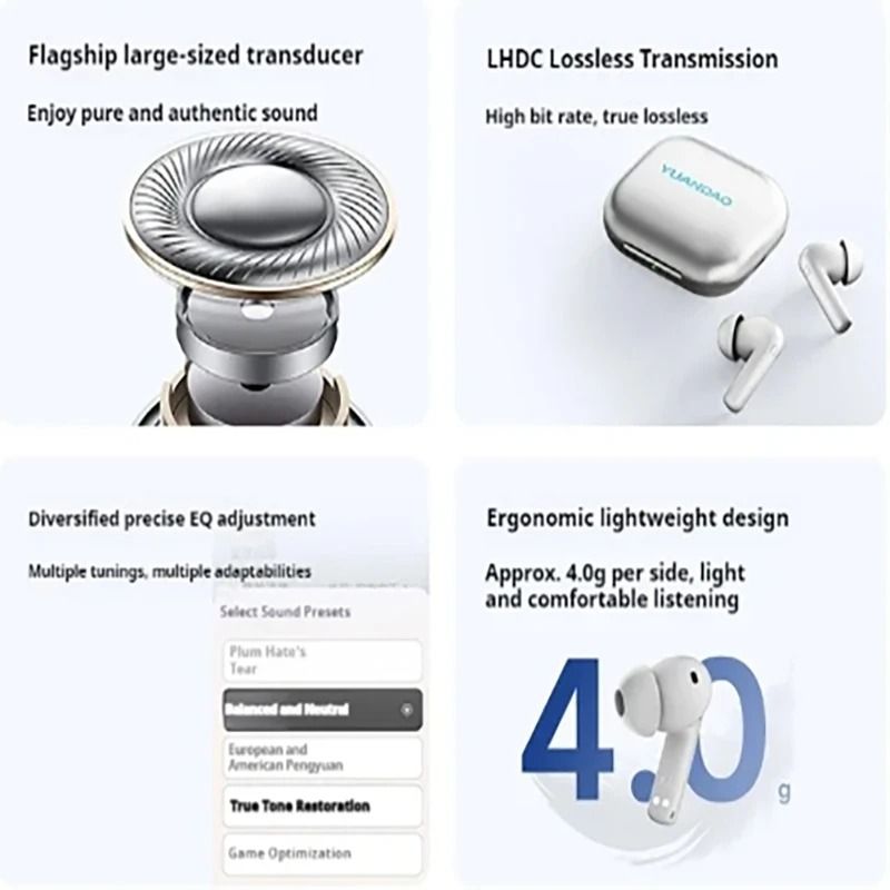 NiceHCK OriG In-Ear Bluetooth Earphones ANC - view 4