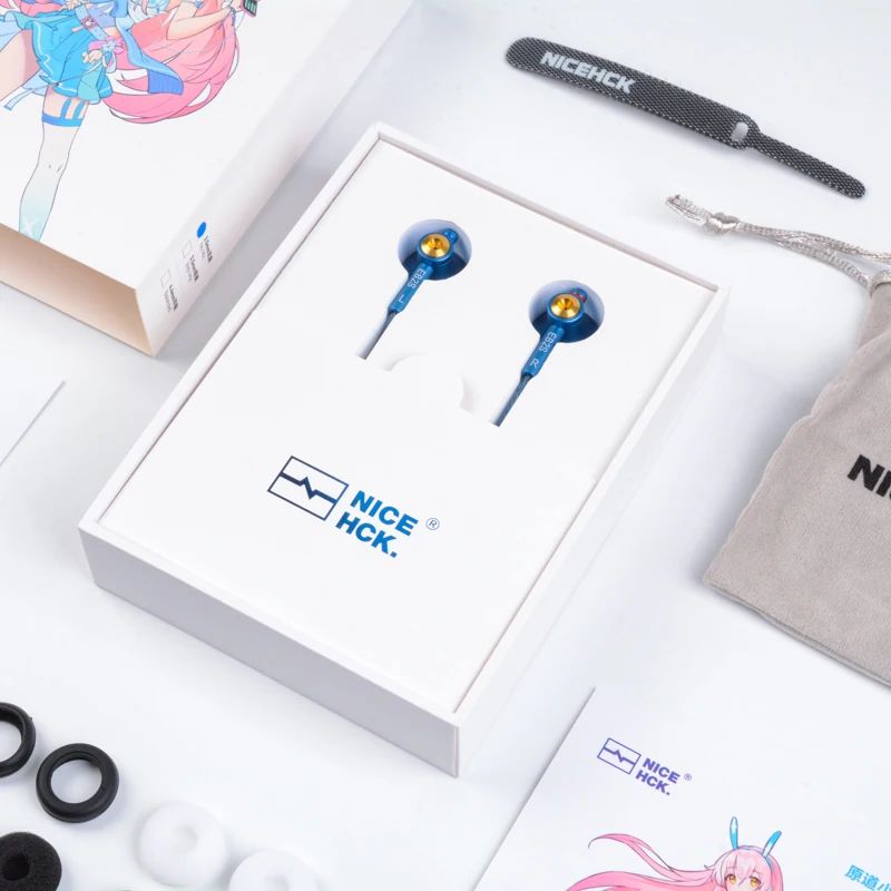 NiceHCK EB2S Pro Flat-Head Earbuds 3.5mm - view 3