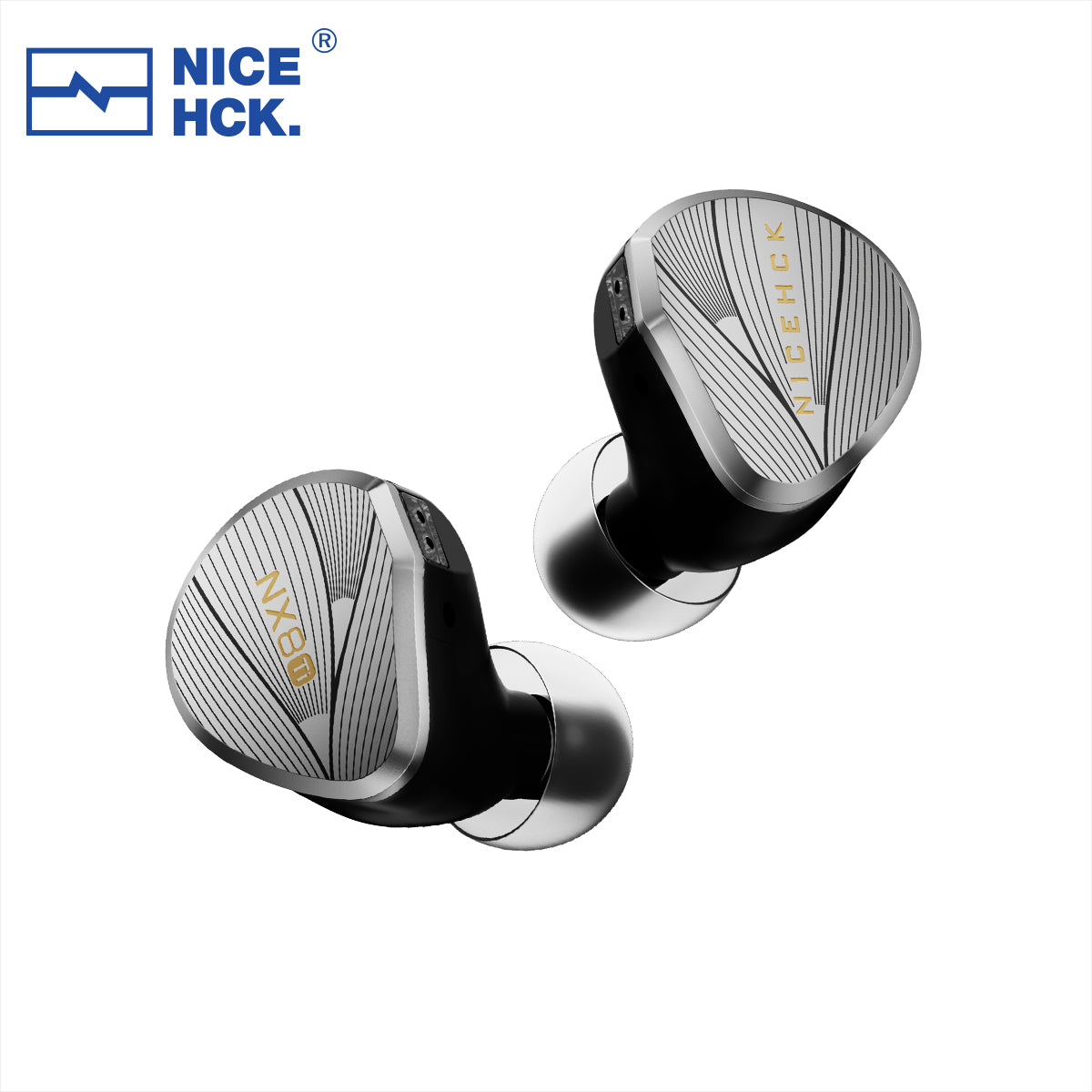 NiceHCK NX8Ti Hybrid 1DD+6BA+1PZT IEMs 3.5mm