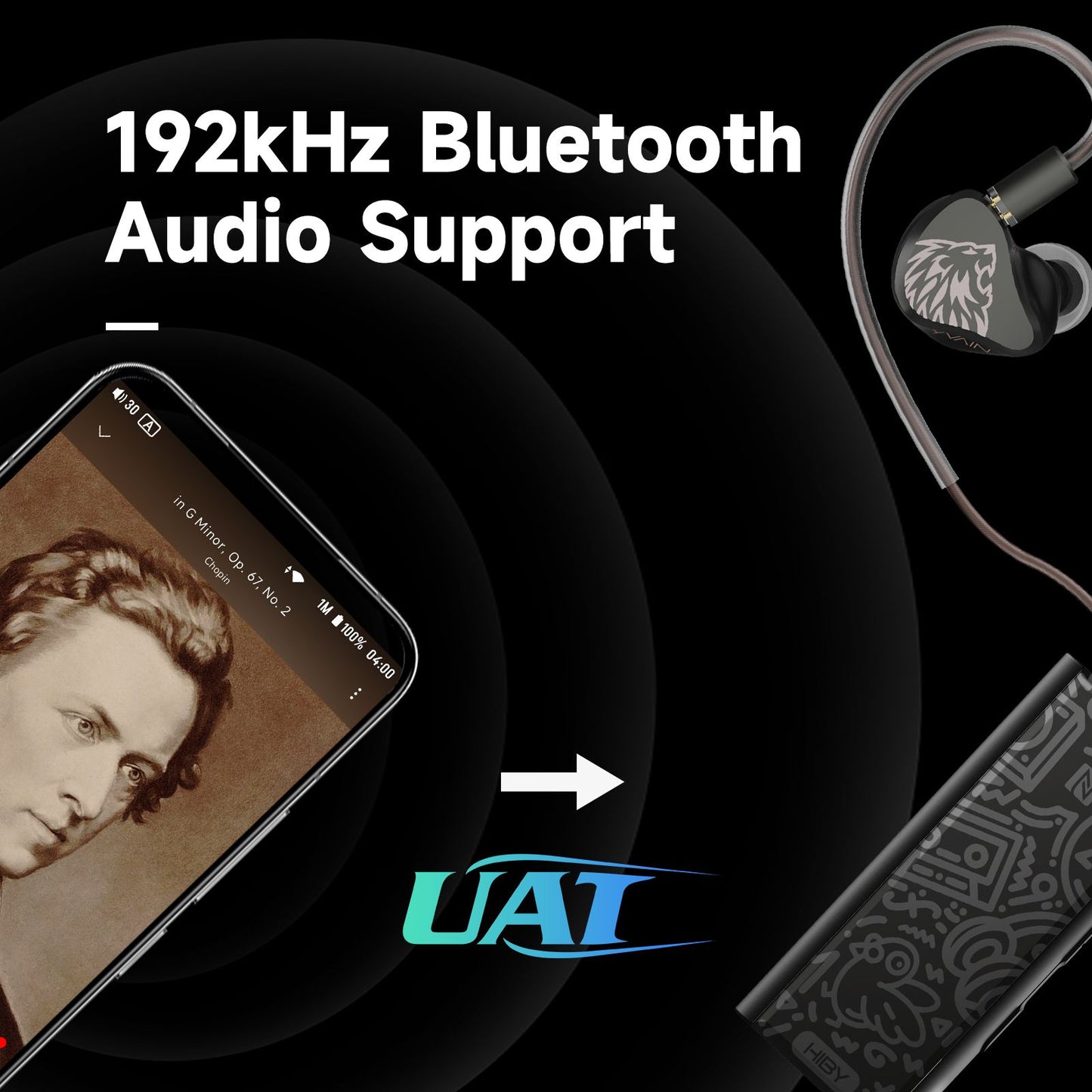 HiBy W3 II Type-C Bluetooth DAC Dongle - view 2