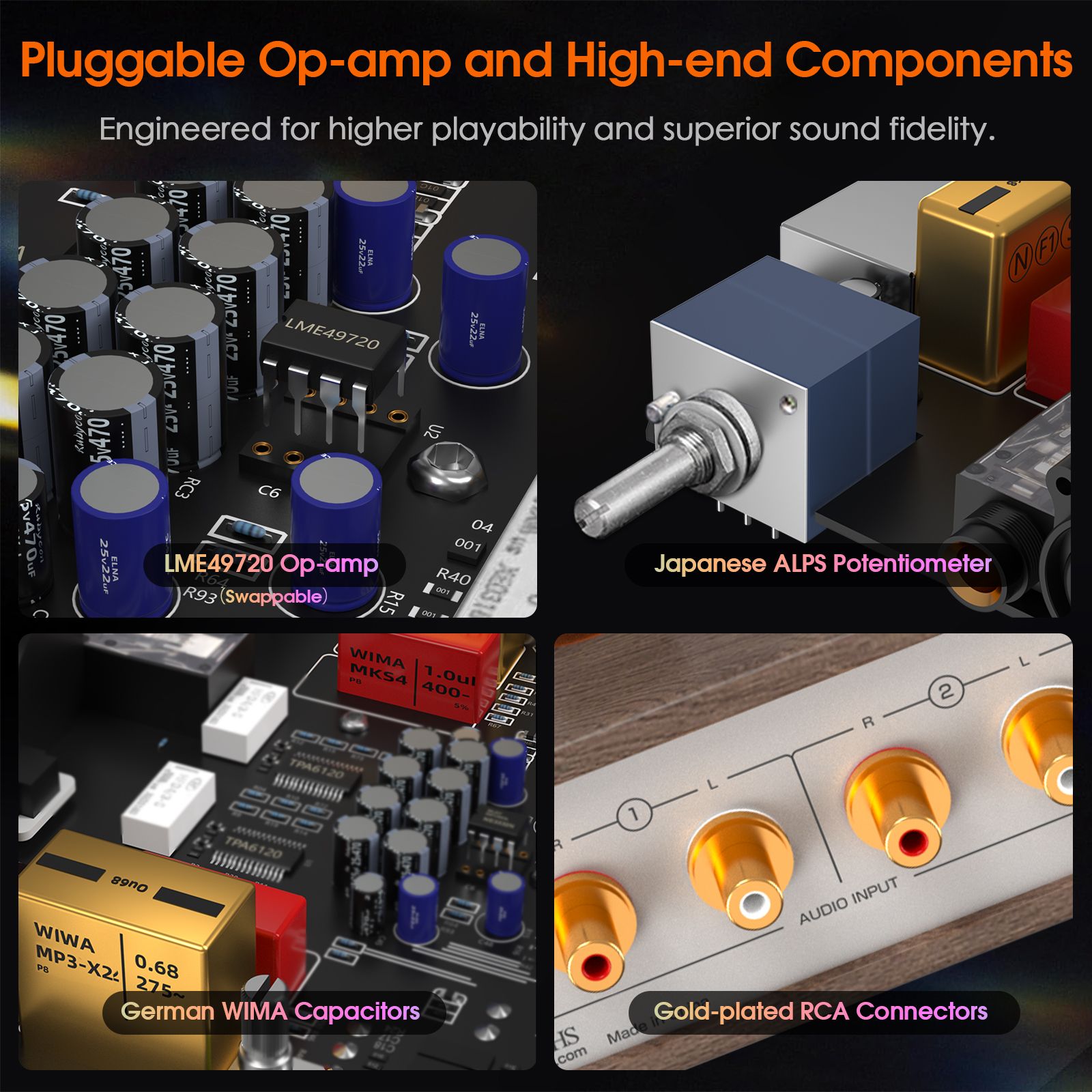 Douk Audio E2 Tube Headphone Amp Preamp - view 4