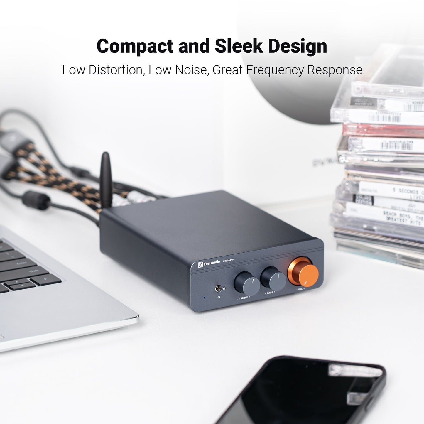 Fosi Audio BT20A Pro Bluetooth Power Amplifier