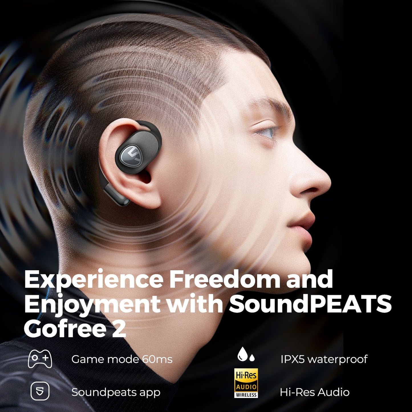 SoundPEATS GoFree2 Open-Ear Wireless Earphones - view 4