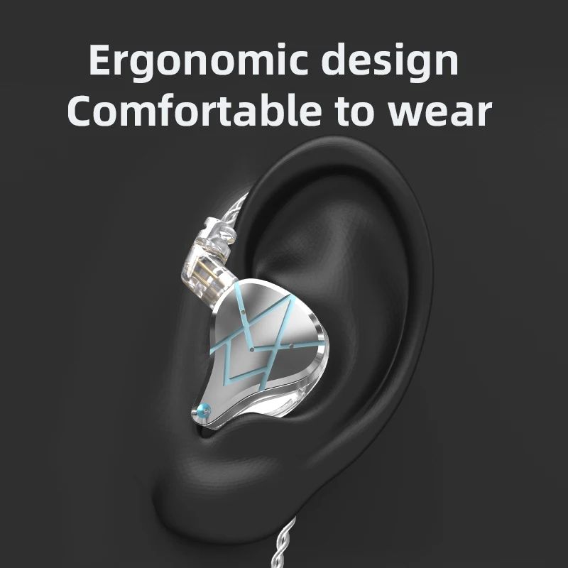 KZ ASX Wired Noise-Isolating In-Ear Monitors
